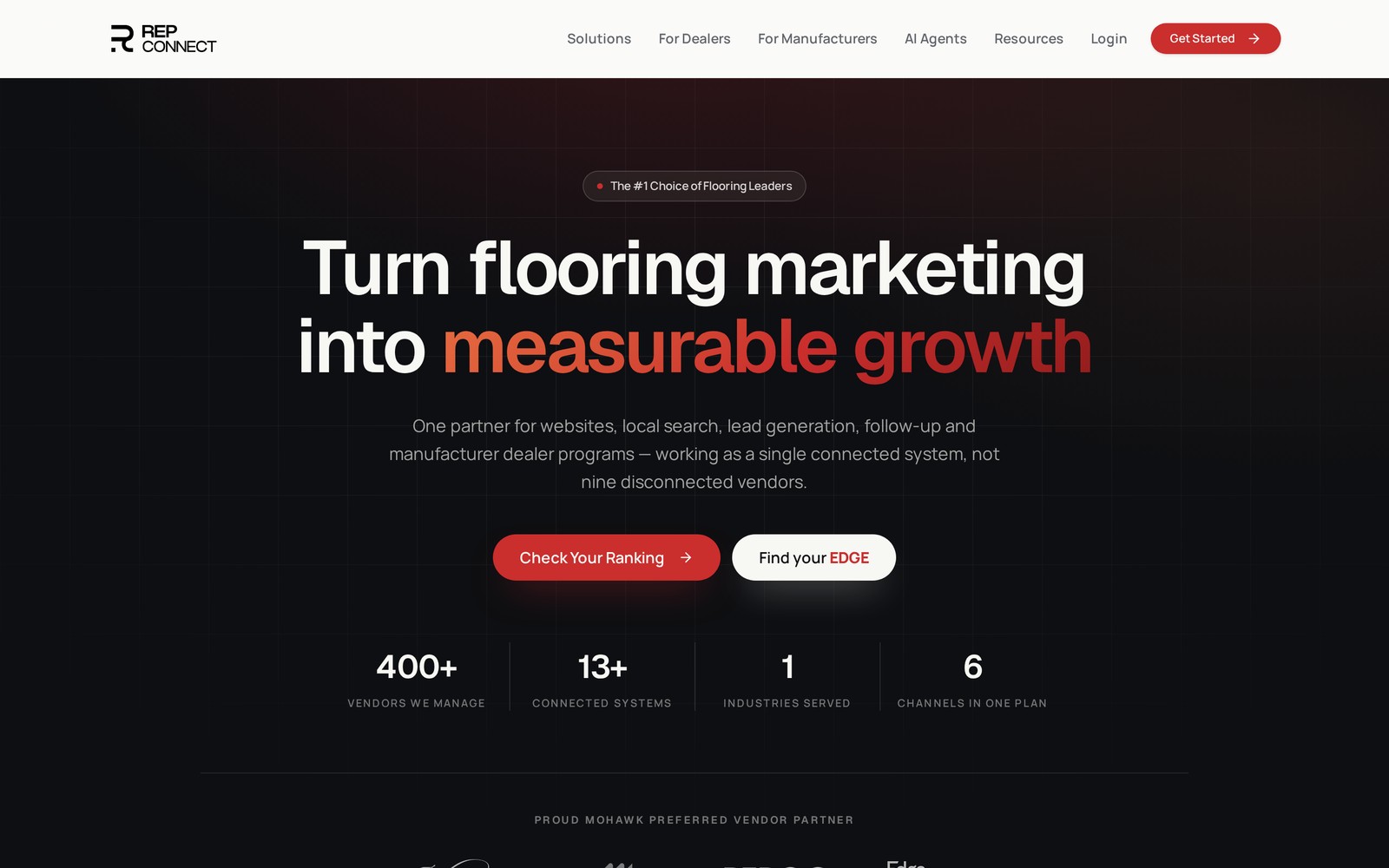 REPConnect.ai — AI · SaaS · Flooring Technology